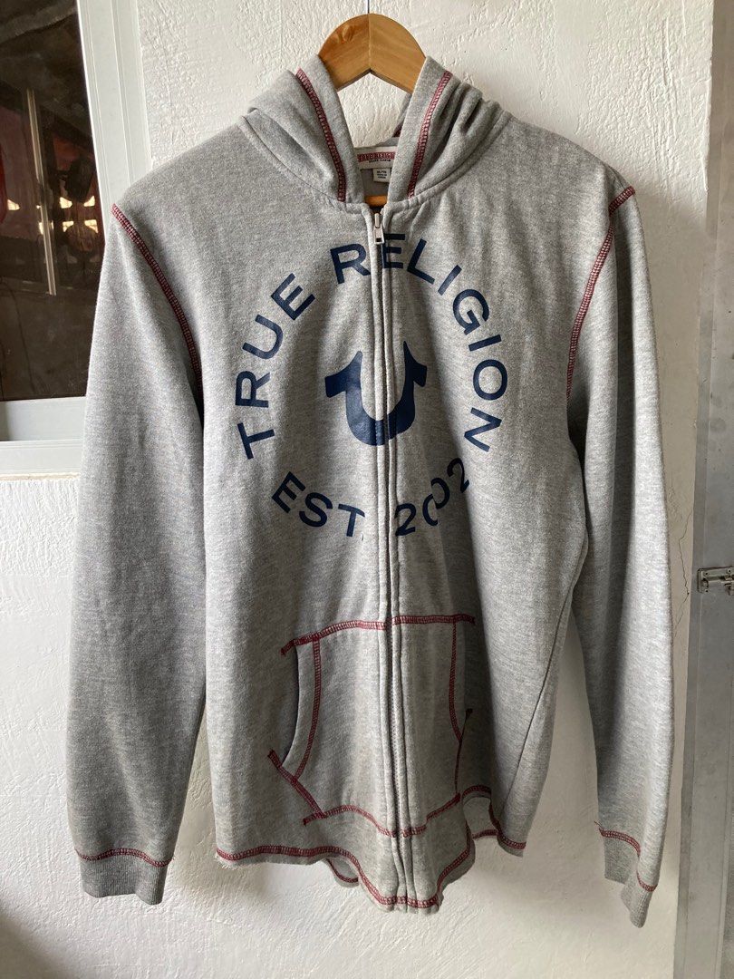 Authentic True Religion Zip Up Light Gray Softy Warmer Hoodie for Men’s,XL on tag dimes is 20.4 X 27 (Category: Hoodies) located in Santo Domingo. Submitted by welldetailedseller (Listing ID 1303672692, Image 3). Description: •Authentic True Religion Zip Up Light Gray Softy Warmer Hoodie for Men’s •mahal napo nabili to As New po ito sobrang ganda ng Tela panalo to pwedeng pwede pang Rides • Like New Condition •No Issue •Color Rate 10/10 •Actual d