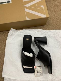SOLD! Zara block heels (Size 37, 24cm on tag but best fit to 36 for reference i’m 24cm pero nasisikipan ako)