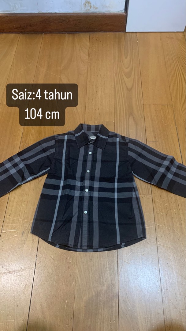 Baju kemeja burberry original