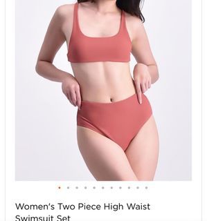 Bench Women's Two Piece High Waist Swimsuit Set
