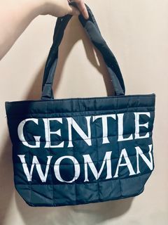 Black Puffer Tote Bag - Gentle Woman