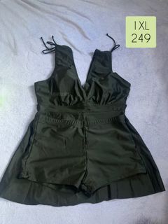 Black Swim Dress 1XL