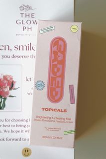 BRAND NEW TOPICALS FADED Brightening and Clearing Mist | The Glow PH
