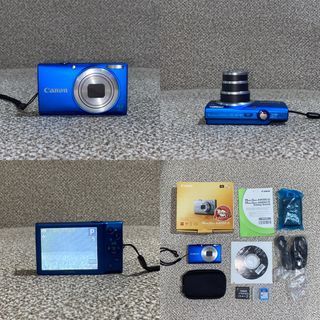 Canon PowerShot A4000 Digital Camera (Digicam) in BLUE with BOX and ACCESORIES 