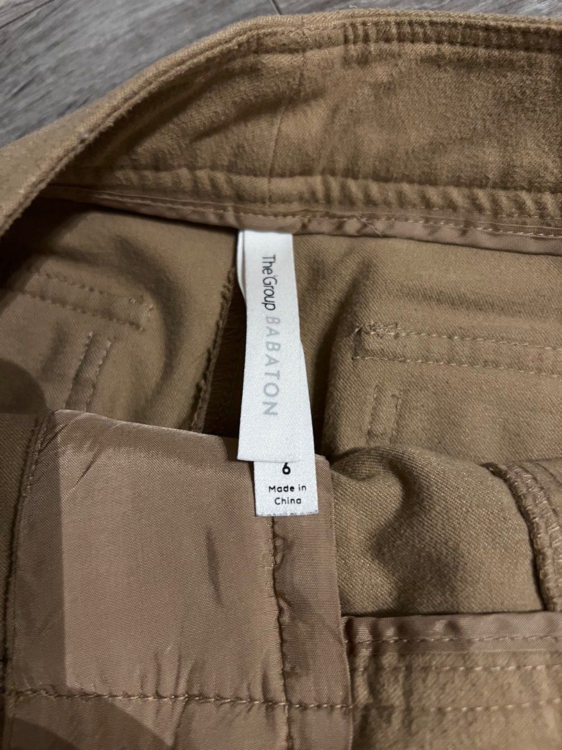 Cargos - The Group By Babaton (Category: Clothes) located in Toronto. Submitted by donaldscloset (Listing ID 1303610930, Image 2). Description: Barely worn Condition:9/10 Size: 6 Colour: Camel.