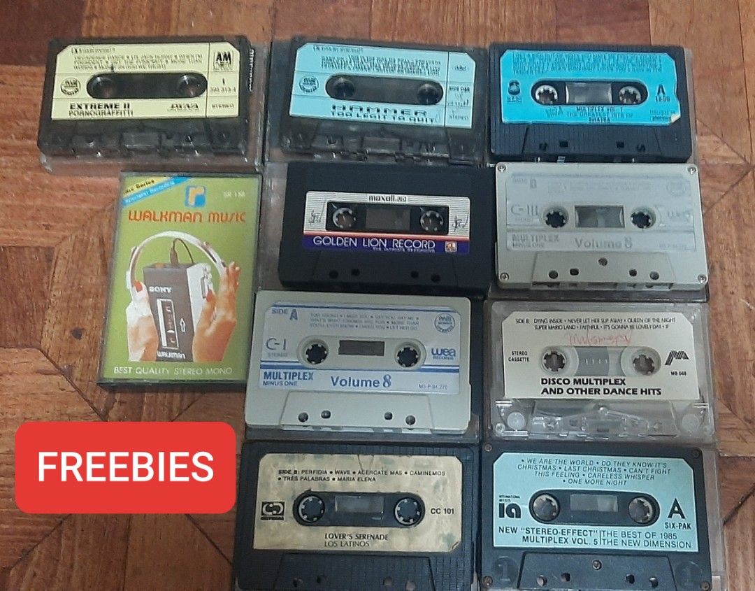Casette Tapes Collectibles (Category: CDs & DVDs) located in Paranaque City. Submitted by tsentiatsen (Listing ID 1303636940, Image 3). Description: 1st photo- English Famous Songs 2nd Photo- OPM music 3rd photo- Freebies Freebies depends upon the seller, Buy 2 take 1 Freebie😃.
