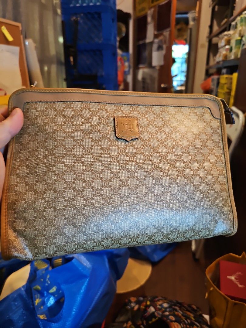 CELINE オーガナイザー 甘辛 クラッチ ヴィンテージ