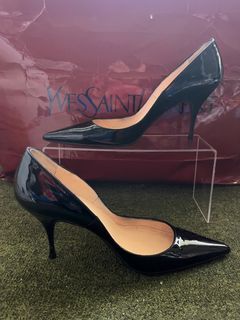 Christian Louboutin Pigalle Black Shoes sz 36.5