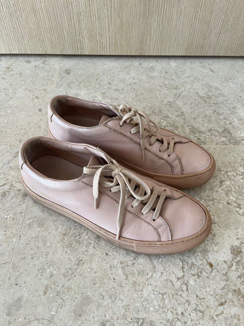 Common Projects Woman Achilles Low in Dusty Pink, Women's Fashion