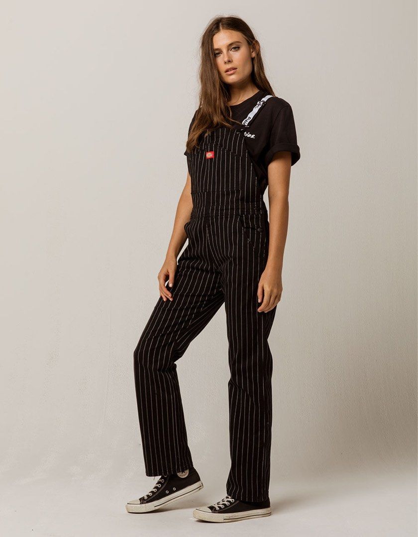 Dickies pinstripe dungarees cheap