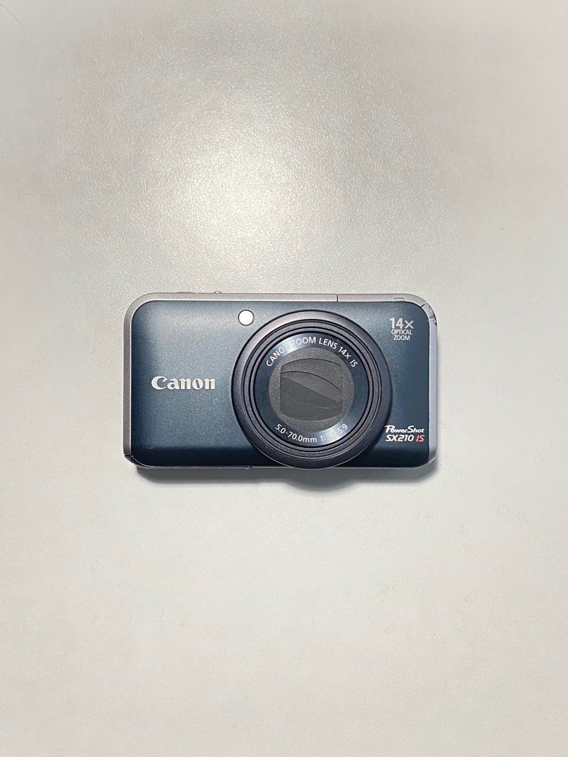 Digital Camera Canon Powershot SX210 IS (Category: Cameras) located in Valenzuela. Submitted by alfeopaulramos7490 (Listing ID 1303740797, Image 2). Description: Canon Powershot SX210 IS 14.1 megapixel P5,999 ONLY Inclusion: * canon powershot sx210is body * original canon battery * original canon adapter * original canon cable and adapter * original canon charger * wrist strap * pouch * sd card adapter * micro sd card - NO FUNCTIONAL ISSUE - 100%