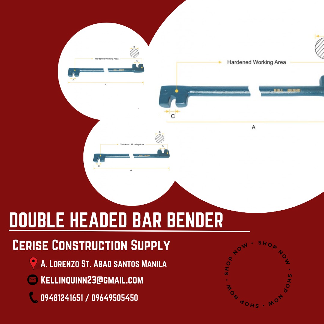 Double Headed Bar Bender, Commercial & Industrial, Construction Tools ...