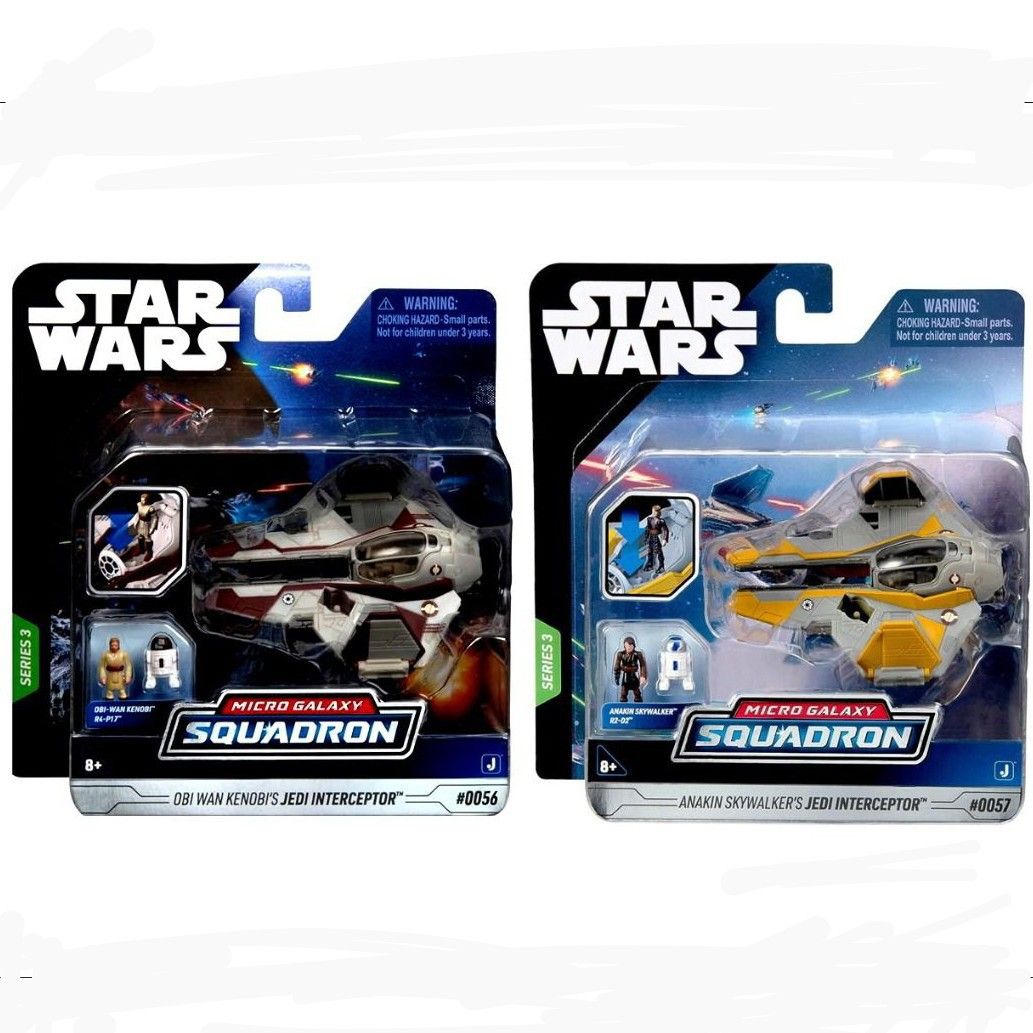 STAR WARS MICRO Galaxy Squadron Anakin Skywalker Jedi Starfighter Serie