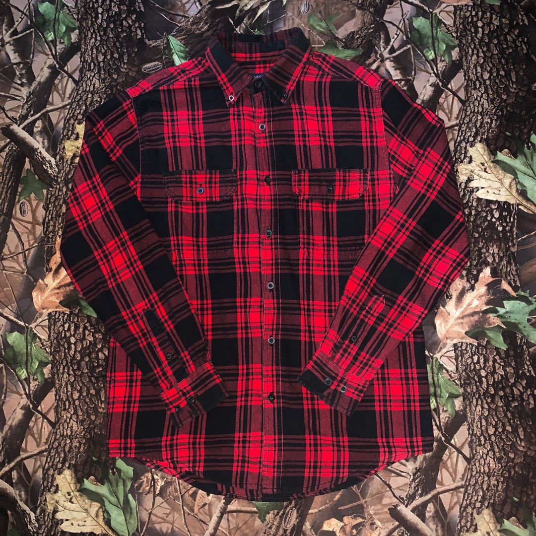 Faded glory flannel jacket with hood new arrivals