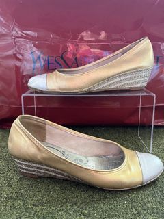Firenze Christian Gold/Silver Wedge Shoes