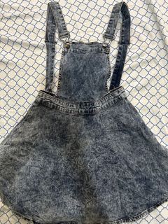 Folded & Hung Denim Jumper Skirt