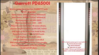 garrett metal detector Walk through PD6500i