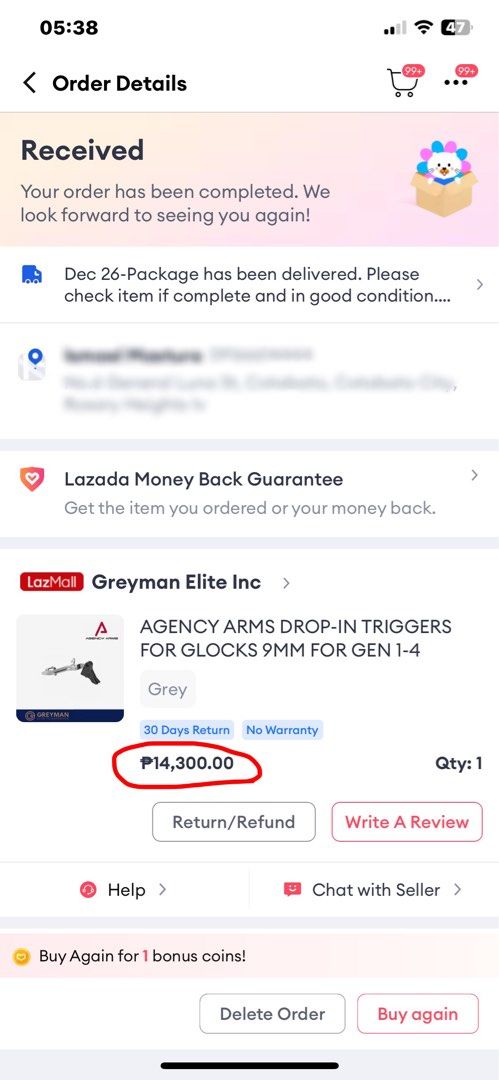 Glock flat-faced Agency Arms trigger assembly (Category: Action & Battle Toys) located in Davao. Submitted by 09166614444 (Listing ID 1303751427, Image 3). Description: Sale or swap. Agency Arms drop-in trigger assembly for Glock Gen 1-4. Fitted only. Bought for 14k++ at Laz. Swap to Tyrant Designs trigger shoe welcome. Shipping at buyers expense. LBC COP.