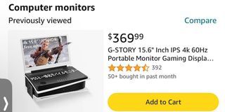 G-Story Portable Integrated Monitor for PS5