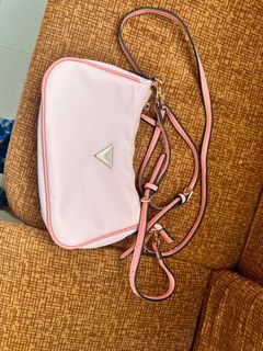 Guess pink sling bag