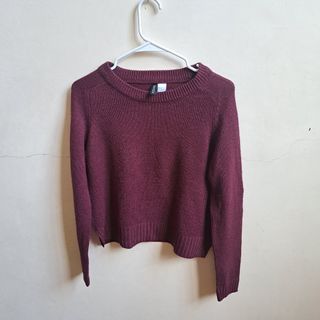 H&M Maroon Red Sweater