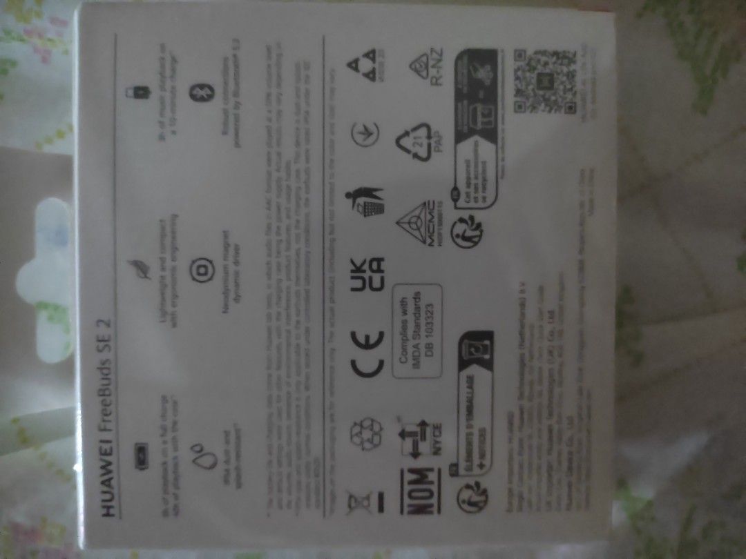 Huawei Freebuds SE 2 (Category: Headphones & Headsets) located in Rizal, Mindoro Occidental. Submitted by rrb0809 (Listing ID 1303705745, Image 2). Description: Brand New and Sealed Huawei Freebuds Se 2. Free shipping thru J&T express. Mode of Payment: E-wallets (Gcash,Maya), bank transfer.