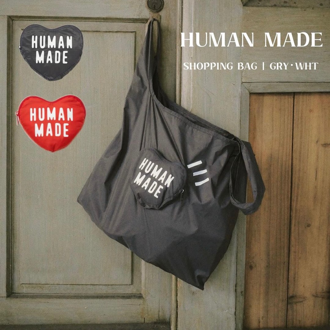 Ready Stock]Human Made Shopper Bag Reusable Bag, Women's Fashion