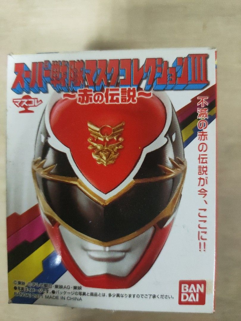 スーパー戦隊マスクコレクション～赤の伝説～ Ⅰ・Ⅱ・Ⅲ スーパー戦隊