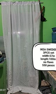 IKEA CURTAINS 3PCS AS SET