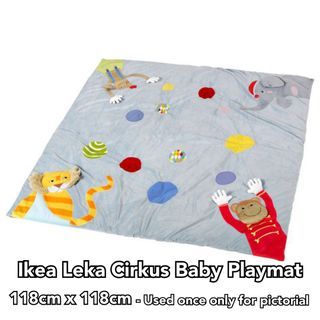 Ikea Leka cirkus Play mat baby playmat