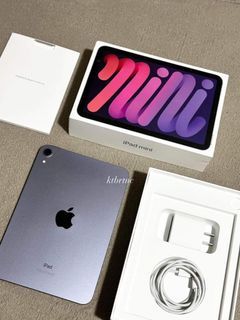 iPad Mini 6th Gen 64 GB WiFi Purple (under warranty)