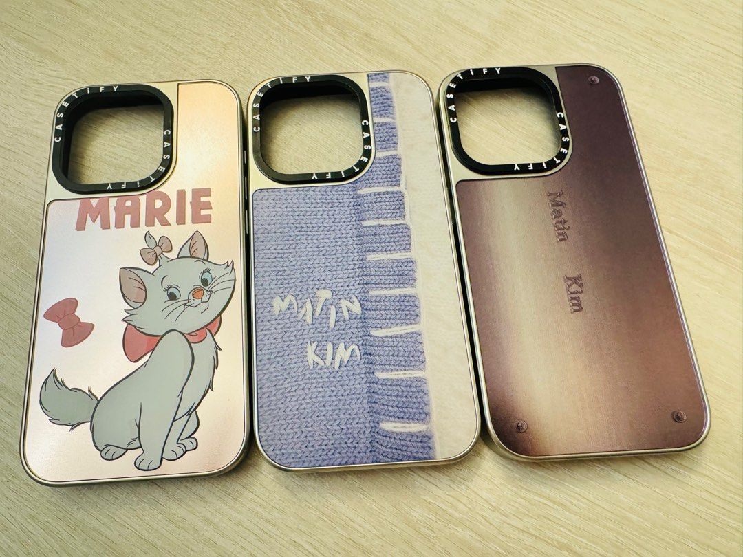 Casetify iPhone 15Pro Case Martin Kim Marie, 手提電話, 電話