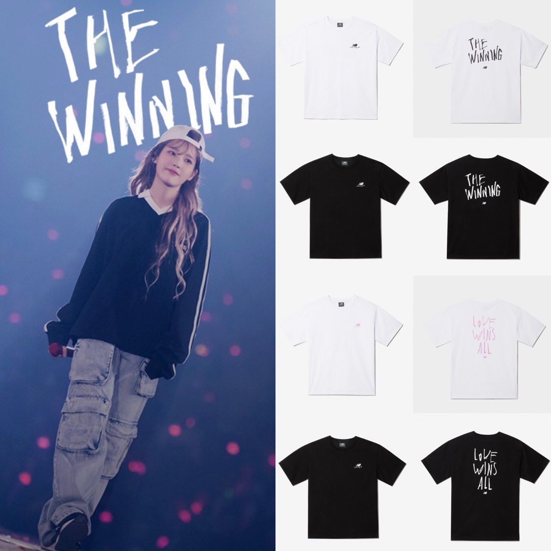 IU ニューバランス Love wins all Tシャツ ブラック XXL New Balance