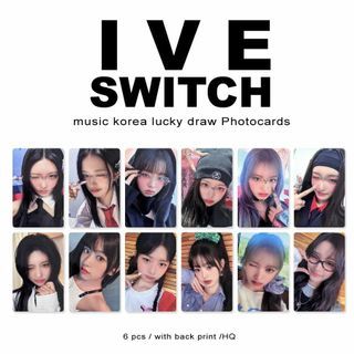 IVE I've Switch Musickorea Luckydraw Photocards

📌READ THE DESCRIPTION