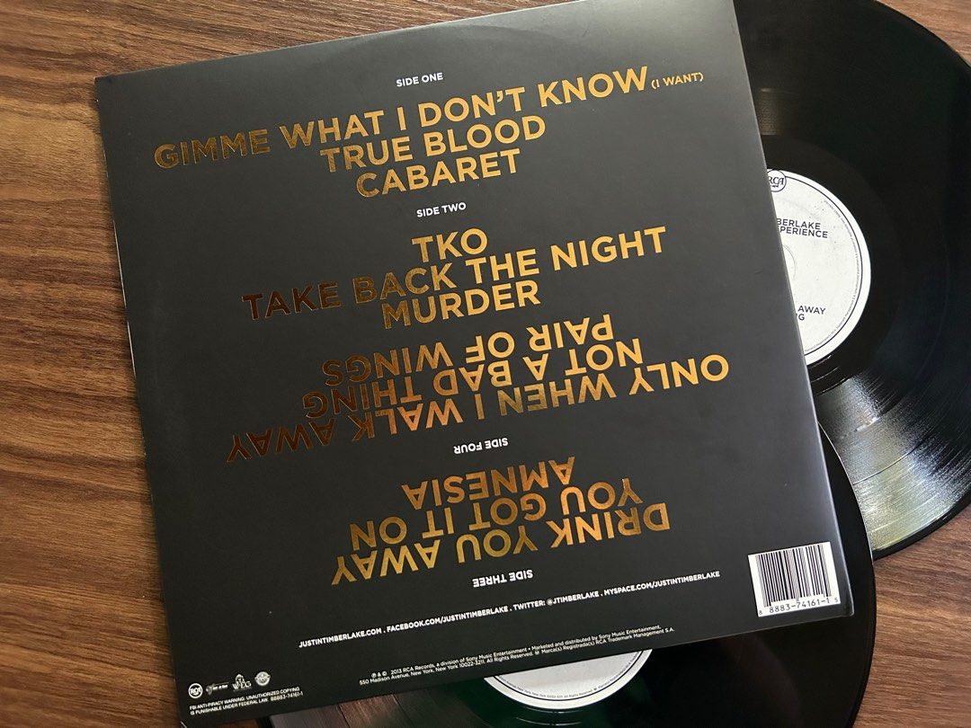 Justin timberlake vinyl (Category: Vinyls) located in Leyte. Submitted by bharbwire (Listing ID 1303662120, Image 2). Description: .