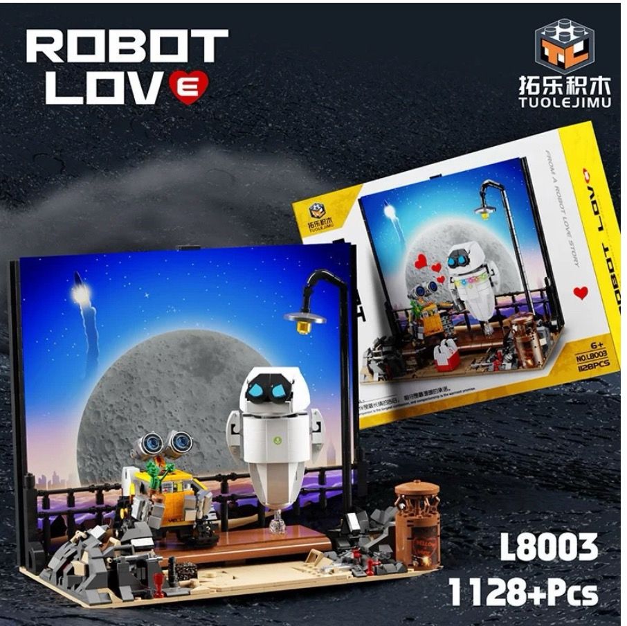 L8003 WALL E EVA ROBOT LOVE BUILDING BLOCKS Hobbies Toys Toys Games on Carousell