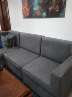L shaped Sofa & Center Table(Negotiable)