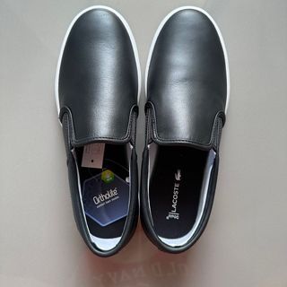 Lacoste Ortholite Women's Slip On Shoe (Black)
