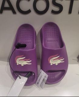 Lacoste slides slippers US 7 & 8 women