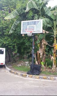 Lifetime Basketball Court Adjustable 54 inch backboard
