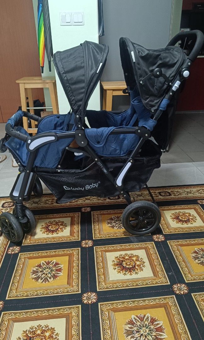 Lucky Baby City Dou Plus Twin Stroller