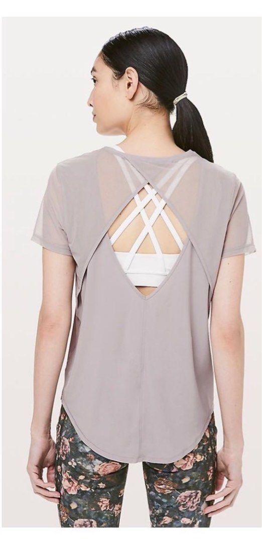 Lululemon Cross My Mind Short Sleeve Women s Fashion Tops Shirts on Carousell