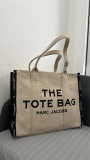 Marc Jacobs Large Jacquard Tote Bag in Warm Sand