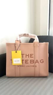 Marc Jacobs Medium Leather Tote Bag in Rose