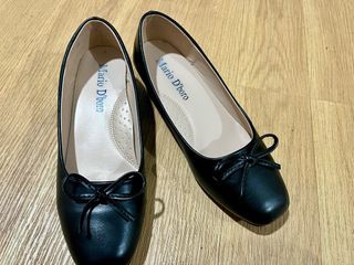 Mario d’boro Black wedge shoes for work or school-size 37