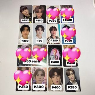 NCT Jaehyun photocards