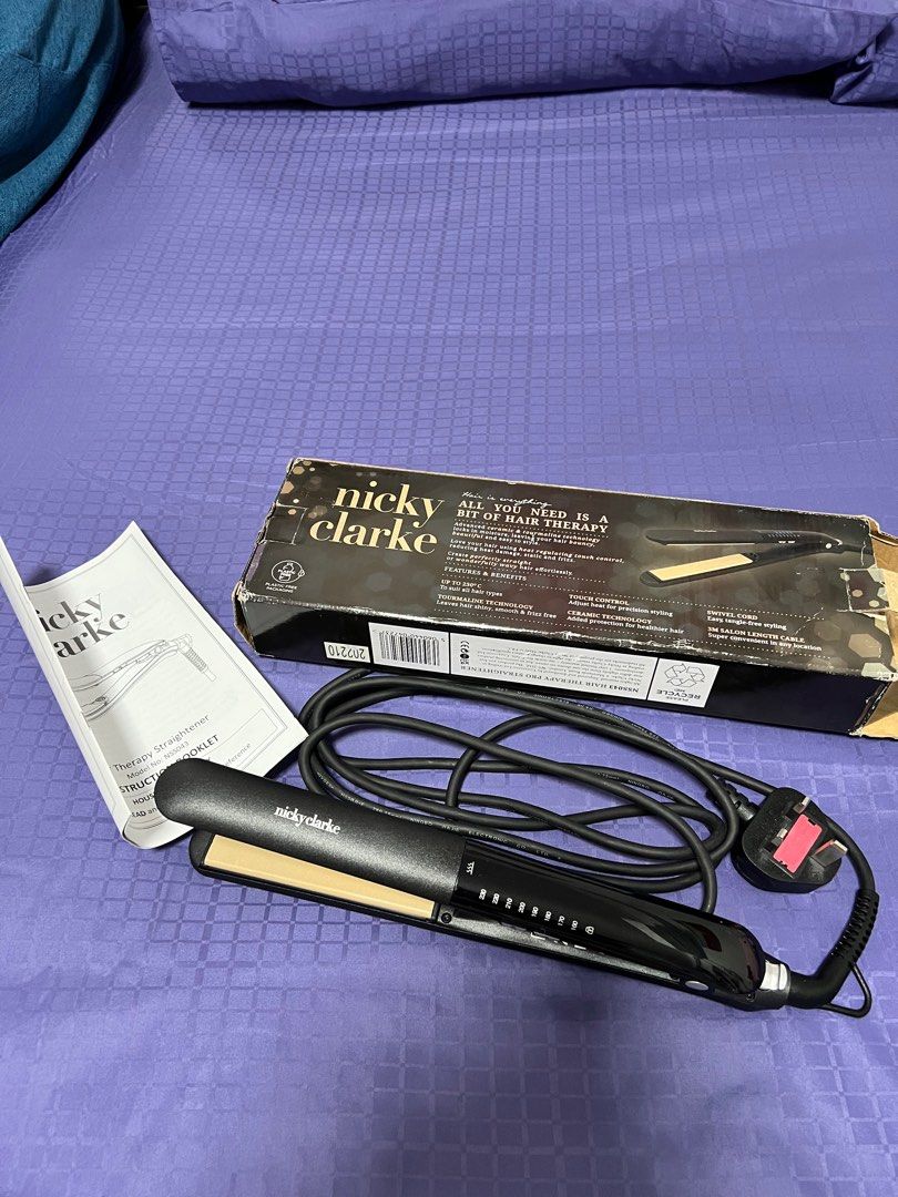 Nicky clarke hair therapy straightener cheap