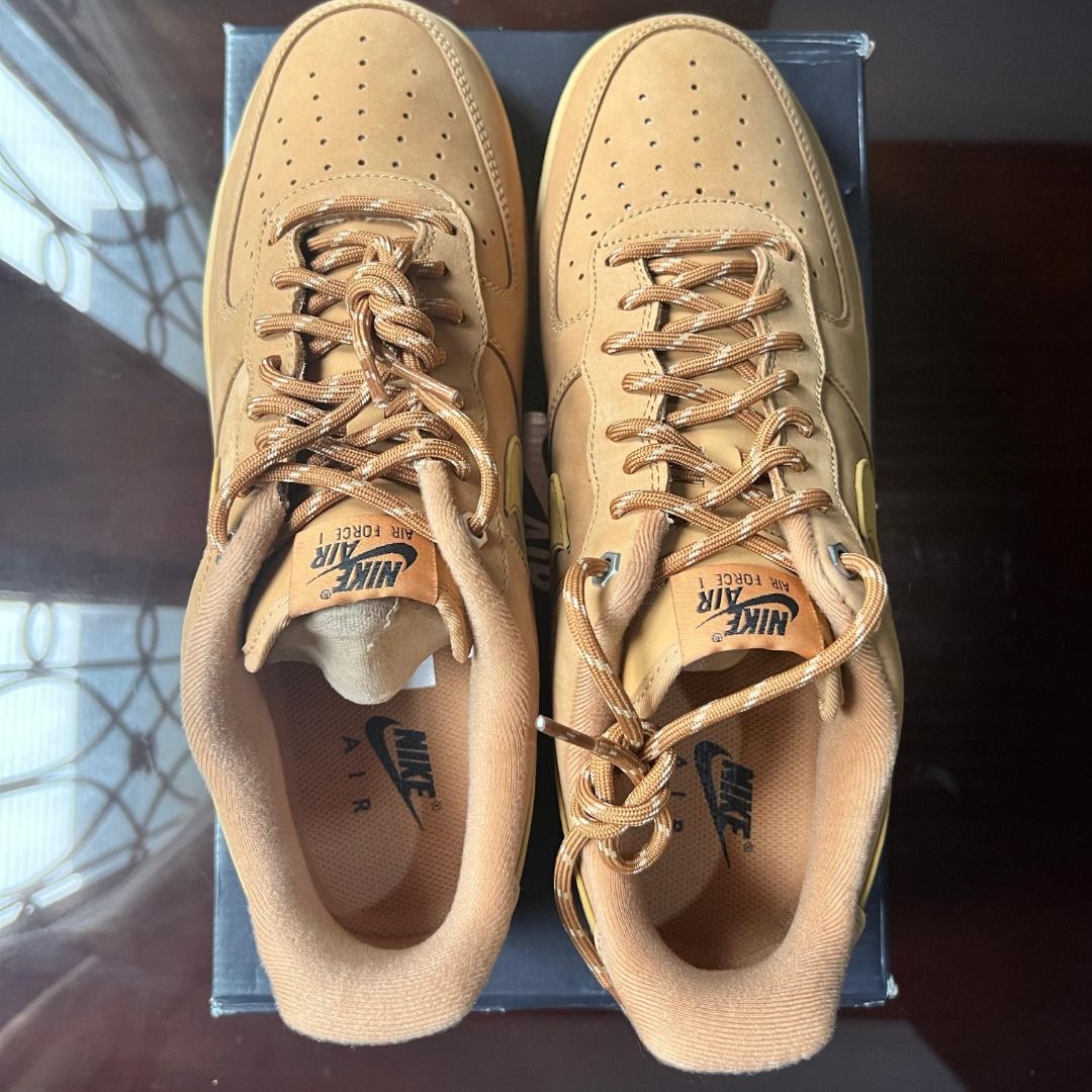 NIKE AIR FORCE LOW FLAX WHEAT GUM