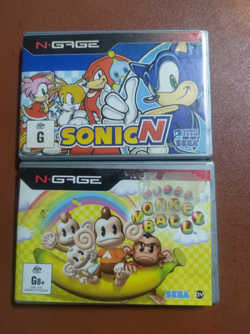 Nokia N-Gage Sega Sonic N & Super Monkey Ball Games, Hobbies & Toys, Toys &  Games on Carousell