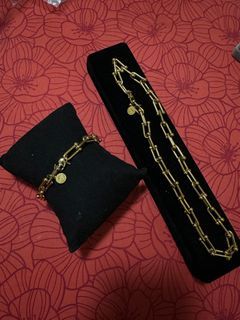 (NR) Bracelet and necklace Tiffany Set